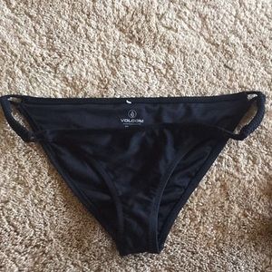 Volcom Swim Black Grey Graffiti Bikini Bottoms Poshmark
